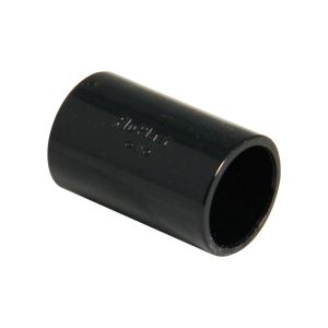 FloPlast Overflow 21.5mm Straight Coupling (Black)