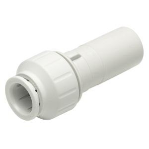 JG Speedfit Plastic Push-Fit Reducer 15mm x 10mm (White)