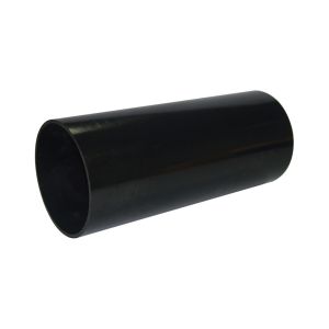 FloPlast 110mm Ring Seal Soil Pipe - Plain Ended 3m (Black)