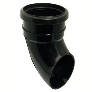 FloPlast 110mm Ring Seal Soil Shoe (Black)
