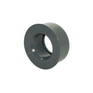 FloPlast 110mm Ring Seal Soil Solvent Boss Adaptor 40mm (Anthracite Grey)