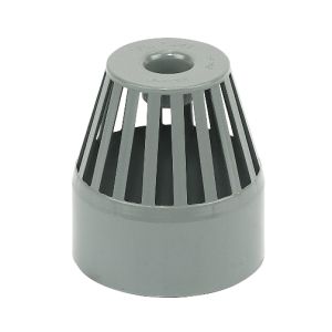 FloPlast 110mm Ring Seal Soil Vent Terminal (Grey)