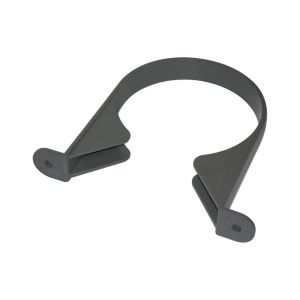 FloPlast 110mm Ring Seal Soil Pipe Clip (Anthracite Grey)