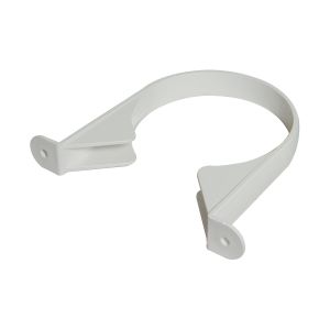 FloPlast 110mm Ring Seal Soil Pipe Clip (White)