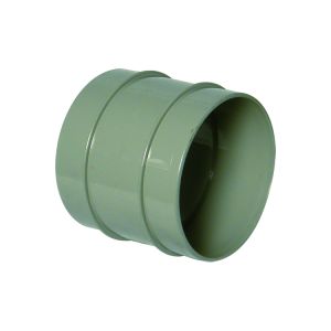 FloPlast 110mm Solvent Soil Pipe Coupling Double Socket (Olive Grey)