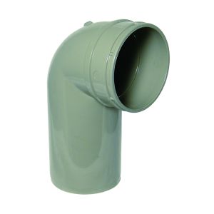 FloPlast 110mm Solvent Soil Bends 90° (Spigot/Socket) (Olive Grey)