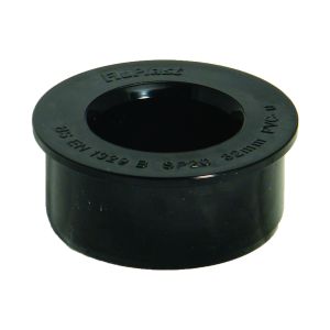 FloPlast 110mm Solvent Soil Boss Adaptor 40mm (Black)