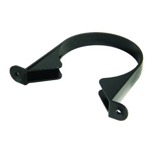 FloPlast 110mm Solvent Soil Pipe Clip (Black)
