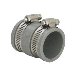 FloPlast FlexiFlo Coupling 30mm - 38mm (Grey)