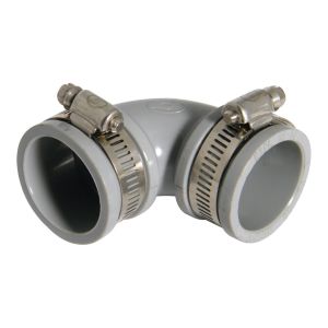 FloPlast FlexiFlo Coupling 105mm - 116mm (Grey)