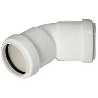 FloPlast Push-Fit Waste 135° (45°) Bend 32mm (White)
