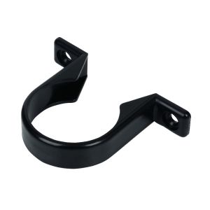 FloPlast ABS Solvent Weld Waste Pipe Clip 50mm (Black)