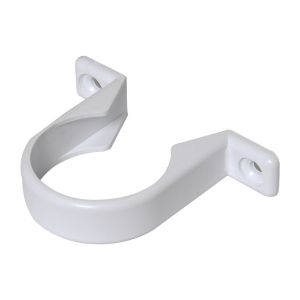 FloPlast ABS Solvent Weld Waste Pipe Clip 50mm (White)
