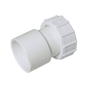 FloPlast ABS Solvent Weld Waste Female Adaptor 40mm (White)
